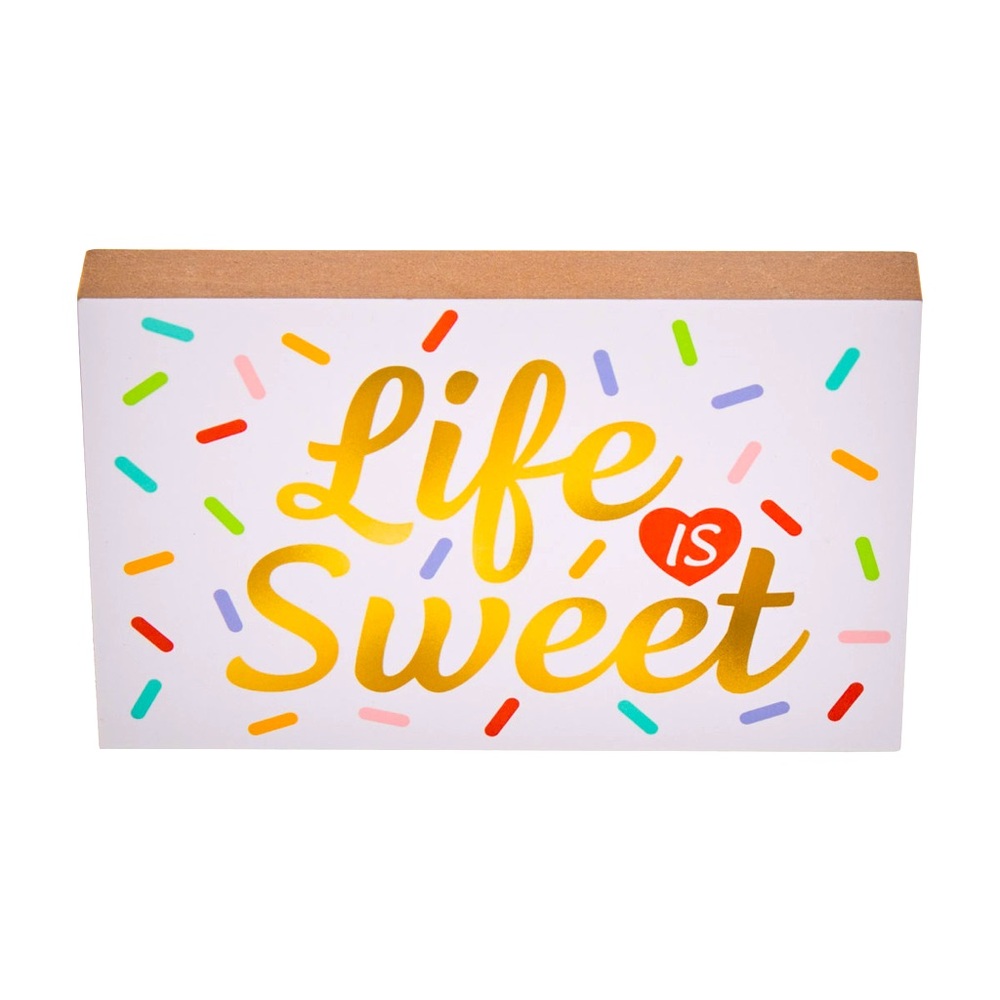 🍬 LIFE IS SWEET TIERED TRAY SIGN 🍬